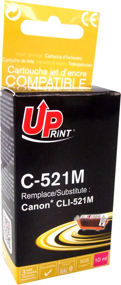 Boja printeri UPrint C-521M CLI-521M, magenta, kompatibile me Canon PIXMA