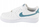 Atlete Nike Air Force 1 07, lëkurë, US 7.5, të bardha me blu të tymosur