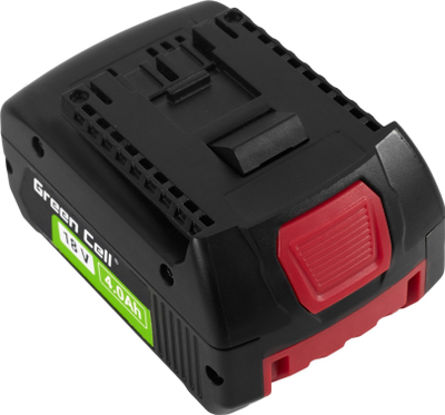 Bateri për vegla pa kabllo Green Cell PTBO18V4, 18V, 4Ah, e zezë