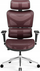 Karrige zyre Diablo V-Commander, ergonomike, e zezë burgundy
