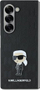 Kapak telefoni Karl Lagerfeld KLHCZFD6SAPKINPKK, për Samsung Galaxy Z Fold6, hardcase Saffiano, i zi
