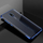 Kapak telefoni Hurtel Clear Color për Xiaomi Redmi 8A, gome TPU, kornizë metalike blu