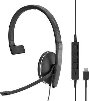 Kufje me mikrofon Sennheiser SC135, të zeza