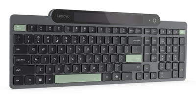 Tastierë Lenovo Home Office 4Y41R69489, Bluetooth, US English, e zezë jeshile