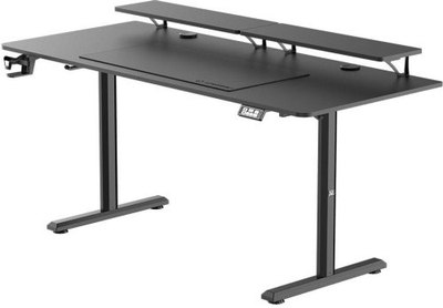 Tavolinë biurko Ultradesk Highlander XXL, e zezë