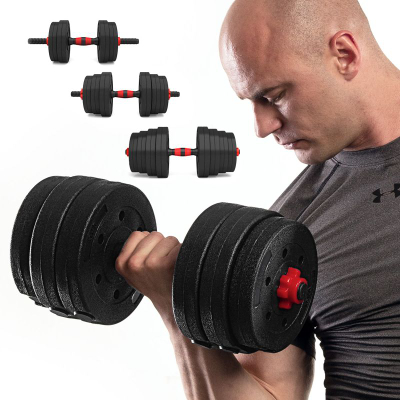 Set hantelash me shufër HMS SGP30, 30kg, i rregullueshëm, i zi