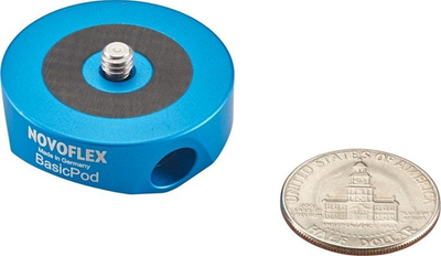 Trekëmbësh mini Novoflex BasicPod, i vogël, i lehtë, ngjyrë e zezë me blu