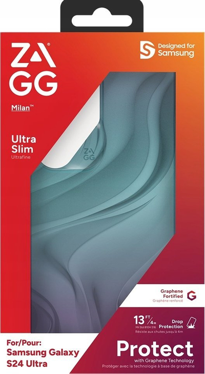 Këllëf mbrojtës ZAGG Milan për Samsung Galaxy S24 Ultra, me graphene, gjysmë i tejdukshëm