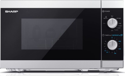 Furrë me mikrovalë Sharp YC-MG01E-S, 20L, 800W, ngjyrë argjendtë