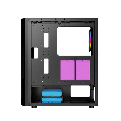 Kuti kompjuteri Gembird Fornax 400X, Midi Tower ATX, ARGB, e zezë