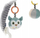 Hark lodrash pelushi Baby Mix Plush Arch, për karrocë dhe ulëse makine, me lodra të varura, gri