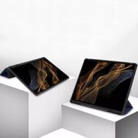 Këllëf tabletë TPU Smart Pencil për Samsung Galaxy Tab S10 Ultra 14.6", me kapak flip, navy