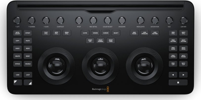 Panel kontrolli Blackmagic Design DaVinci Resolve Micro Color Panel, i vogël, Bluetooth USB‑C, i zi