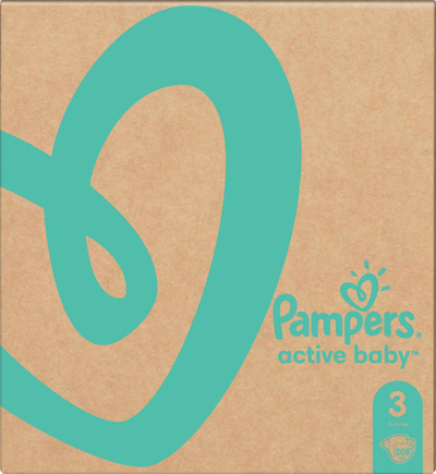 Pelena Pampers Active Baby 3, 6-10 kg, 208 copë