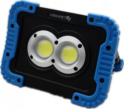 Llambë pune LED Hogert Technik HT1E430, 1150 lm, me bateri që rimbushet, blu