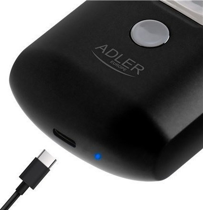 Aparat rroje Adler AD 2936, pa kabllo, karikim USB C, i zi
