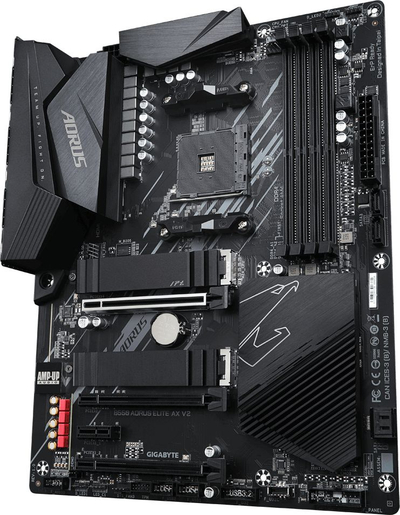 Pllakë amë Gigabyte B550 AORUS ELITE AX V2, Wi-Fi, 2.5G LAN, e zezë