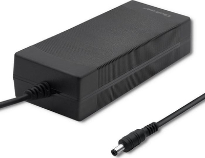 Adaptor rryme për laptop Qoltec 50795, 120 W, 24 V 5 A, dalje 2.5 mm, i zi