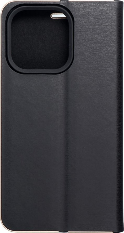 Mbulesë libri OEM LUNA Book Gold për iPhone 14 Pro, magnet, e zezë