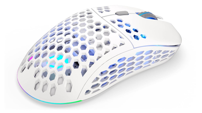 Maus gaming Endorfy LIX OWH Wireless EY6A010, ambidextrous, me RF, i bardhë