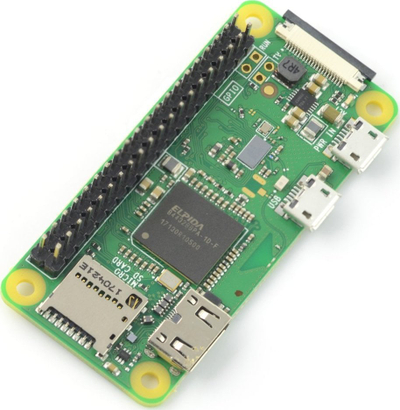 Minikompjuter Raspberry Pi Zero WH, 512MB RAM, WiFi Bluetooth 4.1, me konektorë GPIO