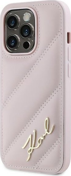 Futrollë Karl Lagerfeld KLHCP14XPQDSMGP për iPhone 14 Pro Max 6.7\", hardcase, rozë