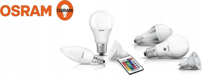 Llambë LED Osram E27 8.8W, 2700K, me sensor drite