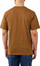 Работна блуза Carhartt Workwear K87 Pocket, памук, за мажи, кафеава, M