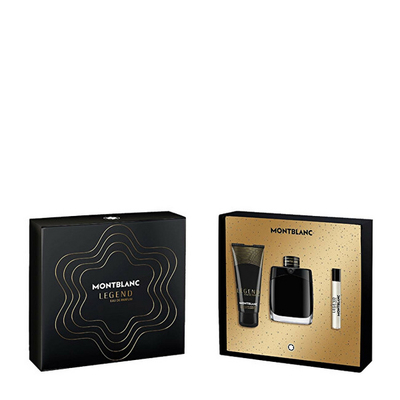 Set aromatik Montblanc Legend, EDP 100 ml + xhel dushi 100 ml + EDP 7.5 ml