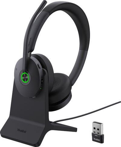 Kufje Bluetooth Yealink BH74 UC me qëndër, USB C USB A, të zeza
