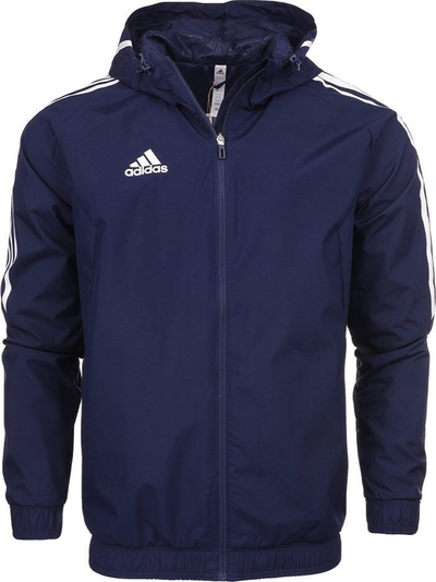 Xhaketë sportive Adidas Condivo 22 All Weather, për burra, me kapuç, blu navy