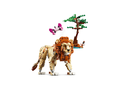 Set konstruktiv LEGO Creator 3 in 1 Wild Animals From Safari 31150, lodra për fëmijë, shumëngjyrësh