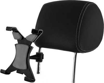 Mbajtëse tableti për makinë Qoltec 51224, për përkrahëse koke, 7"-10.1", e zezë
