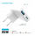 Karikues USB Fixed Slim Traveller, 65W, USB C dhe USB A, i bardhë