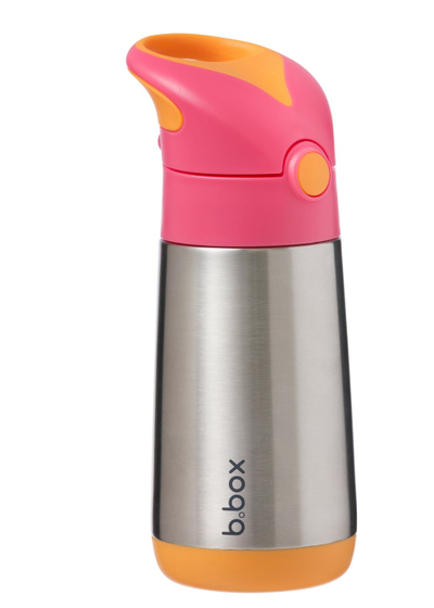 Termos për pije b.box Thermo Bottle, 350ml, me pipëz, lilac pop