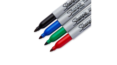 Set markerësh permanent Sharpie 1985858, majë e hollë 0.9mm, shumëngjyrësh, set 4 copë