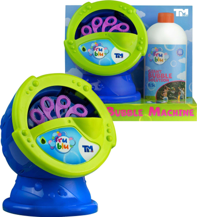 Makina flluskash TM Toys Fru Blu, elektrike, për kalamaj, jeshile blu
