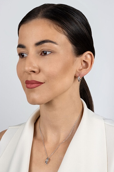 Set për gra Brilio Silver, ngjyrë argjendtë/transparente
