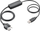 Kabllo adapter Plantronics APU-75, USB në QD, për kufje, ngjyrë e zezë