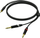 Kabllo adapter audio Procab PRA713/3 Prime, 1x Jack 3.5 mm në 2x Jack 6.35 mm, 3m, e zezë