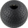Top fitnesi Master Slam Ball 6kg, diametër 23cm, i zi