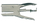 Клешта капсач Proline 55042, рачна, капси 6–8mm, метална сребрена