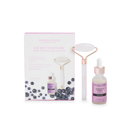 Set për fytyrë Revolution Skincare Do Not Disturb, serum 30 ml + roller për masazh