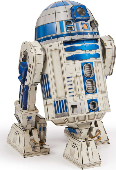 Model ndërtimi 4D Build R2-D2, figurë 3D, Star Wars