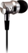 Kufje in ear V7, që të rrujn zhurmat, stereo, 3.5 mm, ngjyrë argjendi