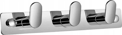Shirit varësesh Stella Rail 3, 3 grepa, model 18.053, krom