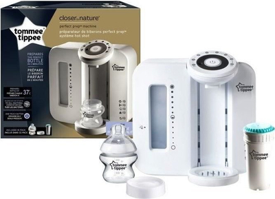 Pajisje për formulë Tommee Tippee Perfect Prep me funksion Hot Shot, e bardhë
