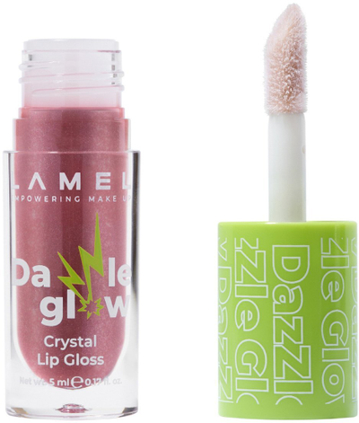 Lip gloss Lamel Dazzle Glow Crystal Clear, hidratues, jo ngjitës, transparent