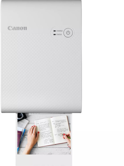 Printer fotosh Canon Selphy Square QX10, wireless, me bateri, i bardhë