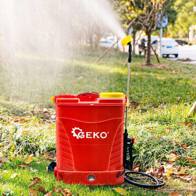 Spërkatës shpine GEKO, 16L, pompë dore, i kuq